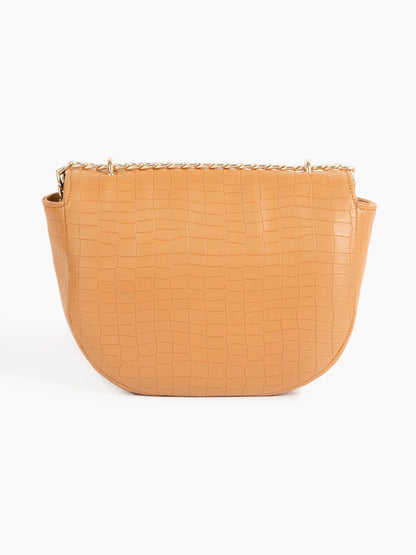 Nova Thrives - Snake-Embossed Shoulder Bag