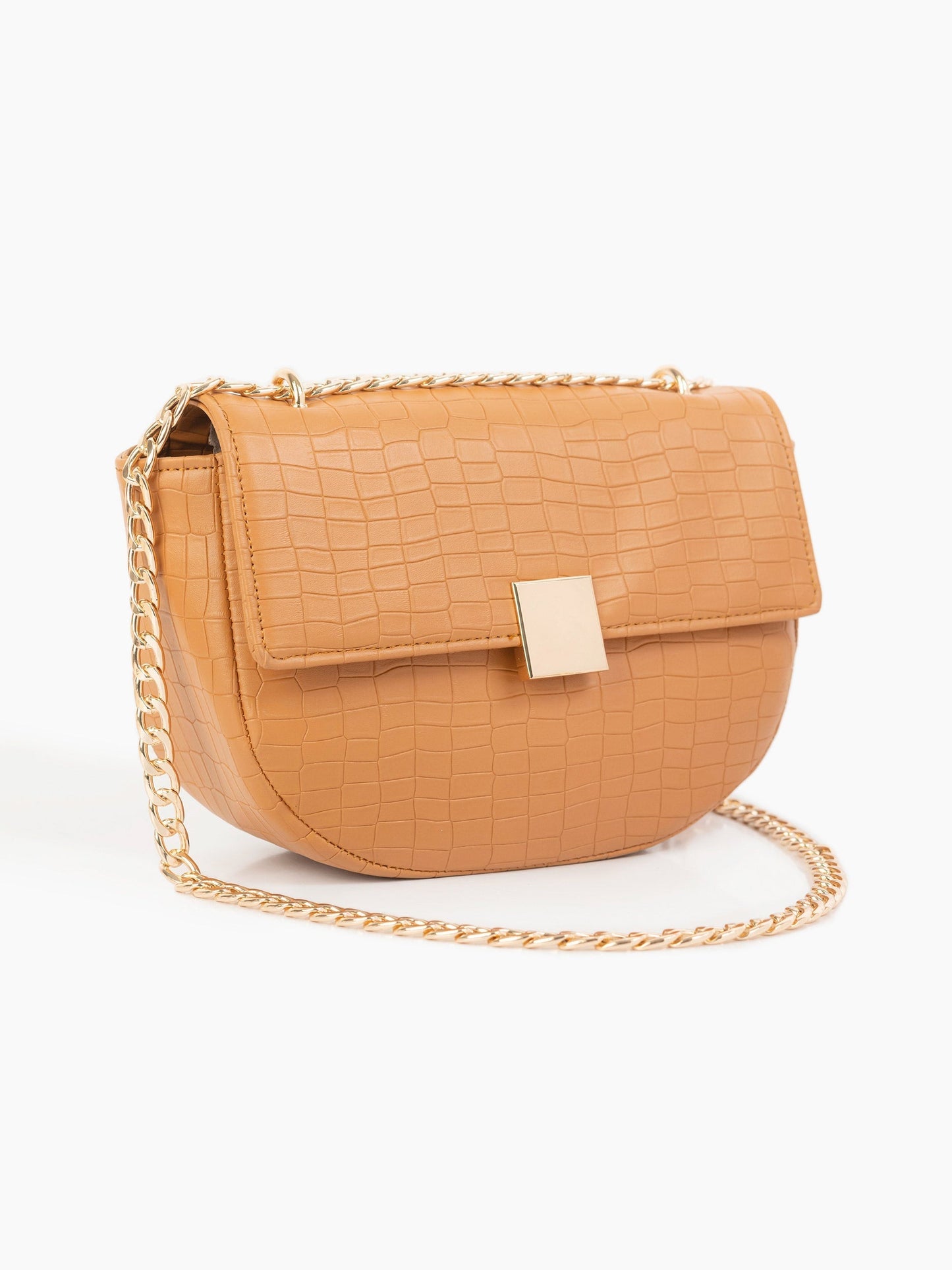 Nova Thrives - Snake-Embossed Shoulder Bag