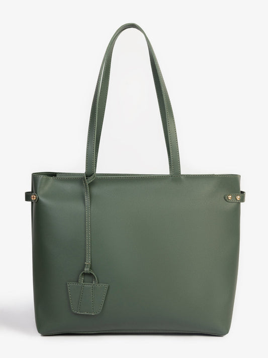 Nova Thrives - Green Tote Handbag